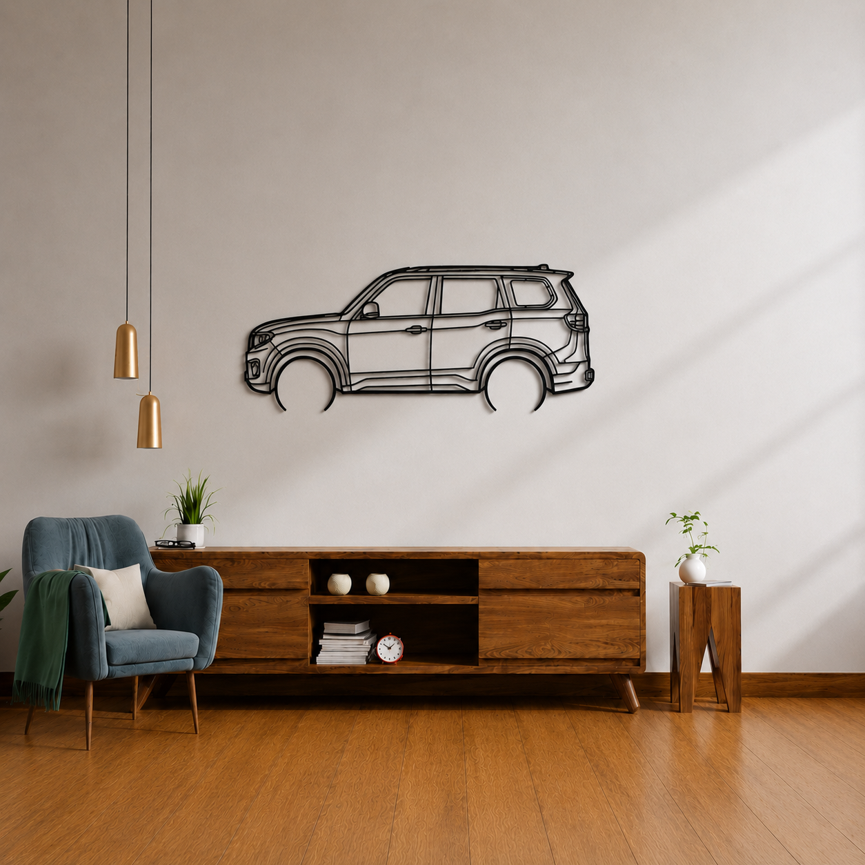 Mahindra scorpio N Wall Art