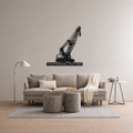 Crawler Crane Metal Name Sign Wall Art
