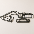 Excavator Wall Art