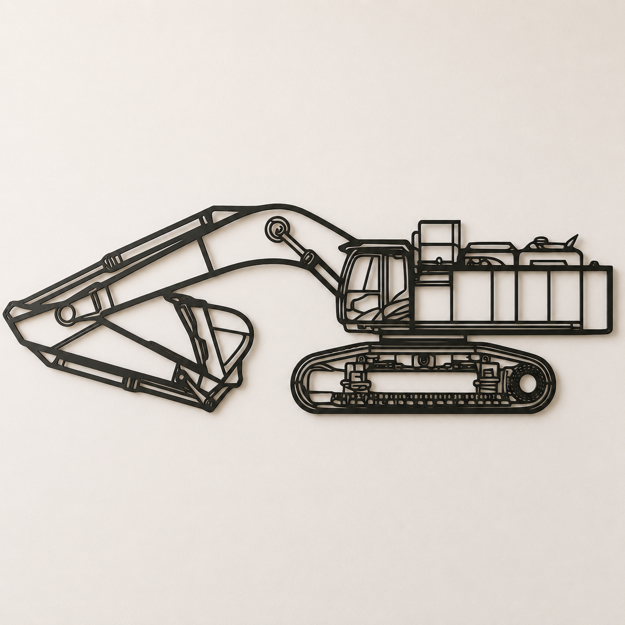 Excavator Wall Art