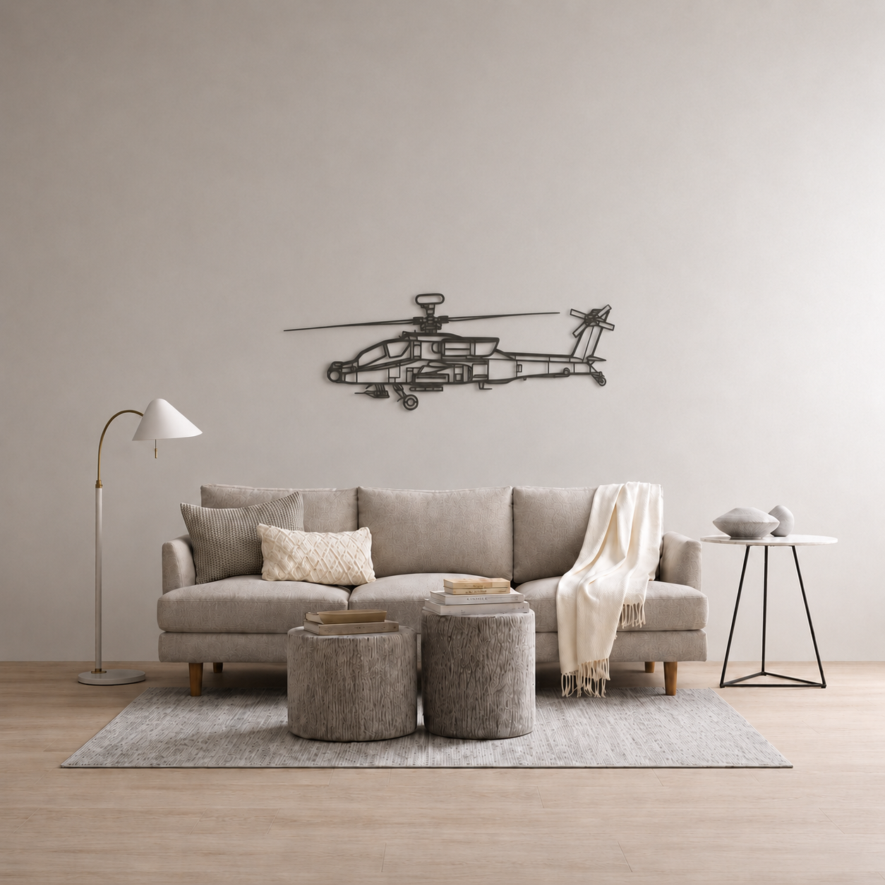 Boeing AH-64 Apache Wall Art