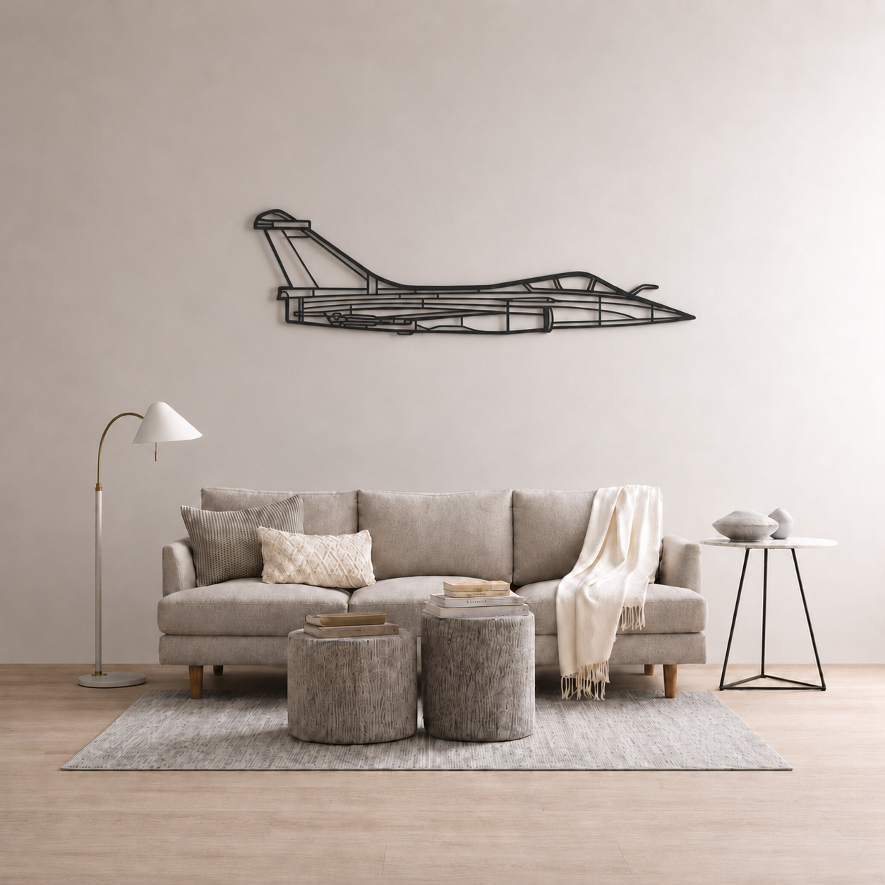 Dassault Rafale C fighter jet Wall Art