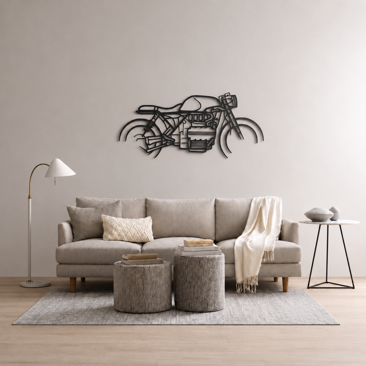 BMW K1100 Cafe Racer Wall Art