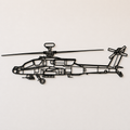 Boeing AH-64D Apache attack helicopter Wall Art