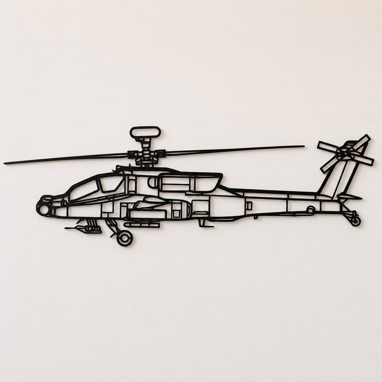 Boeing AH-64D Apache attack helicopter Wall Art