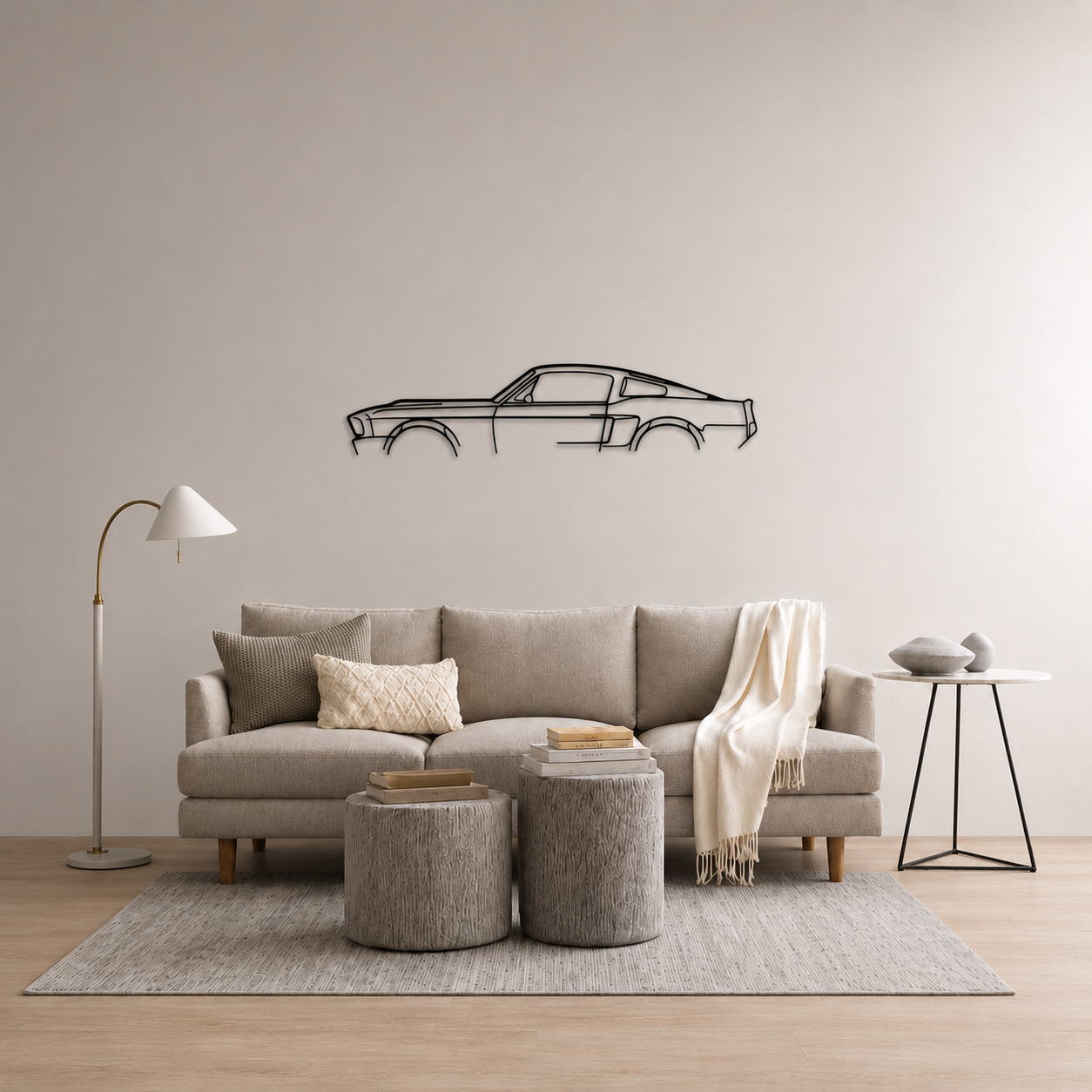 ford mustang 1969 Wall Art