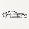 Mercedes AMG GTS  Wall Art