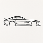 Mercedes AMG GTS  Wall Art