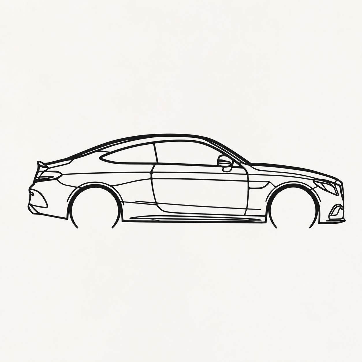 Mercedes C300 Coupe Wall Art