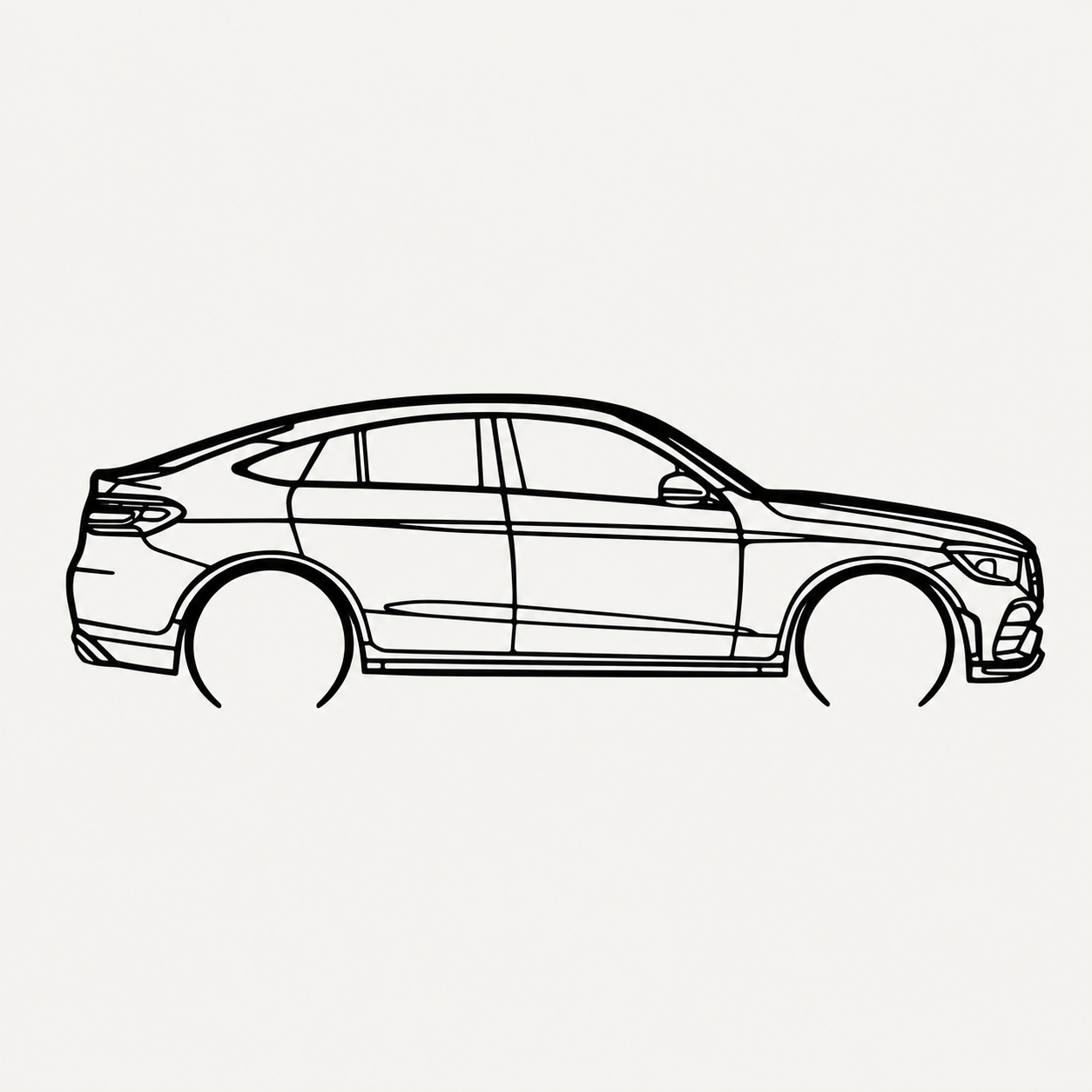 mercedes glc coupe Wall Art