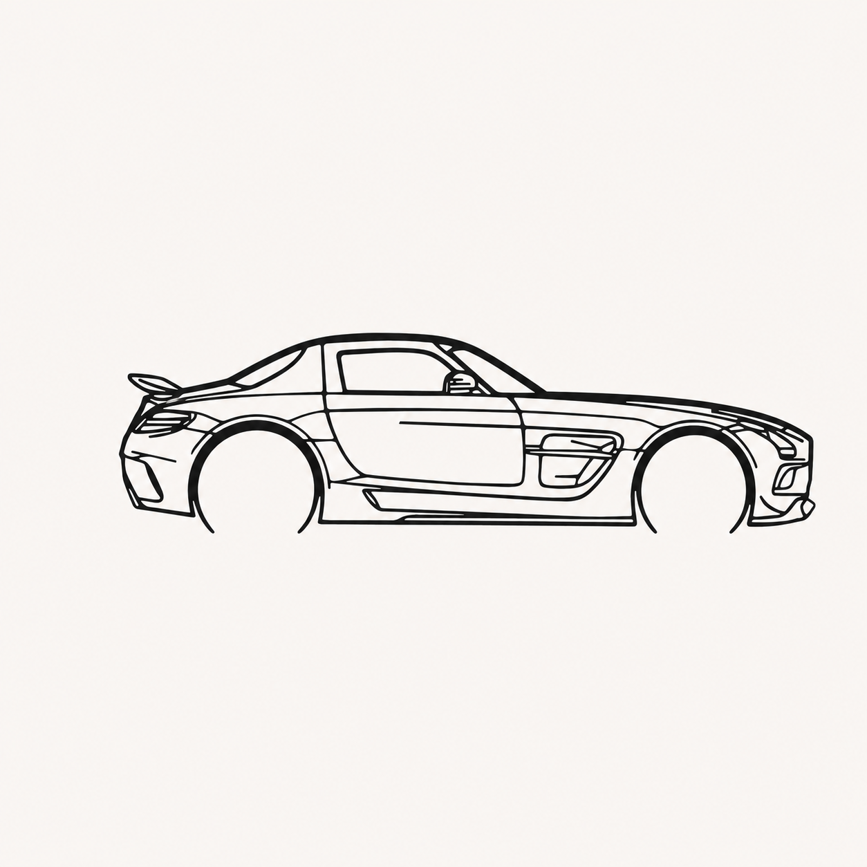 Mercedes SLS AMG Wall Art