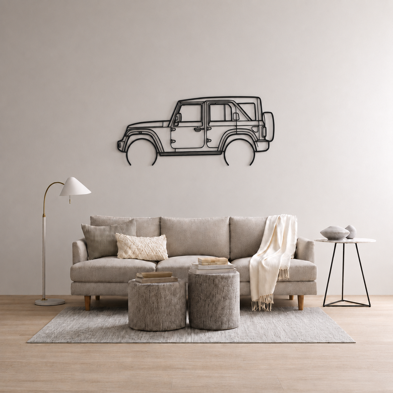 Mahindra Thar Roxx Wall Art