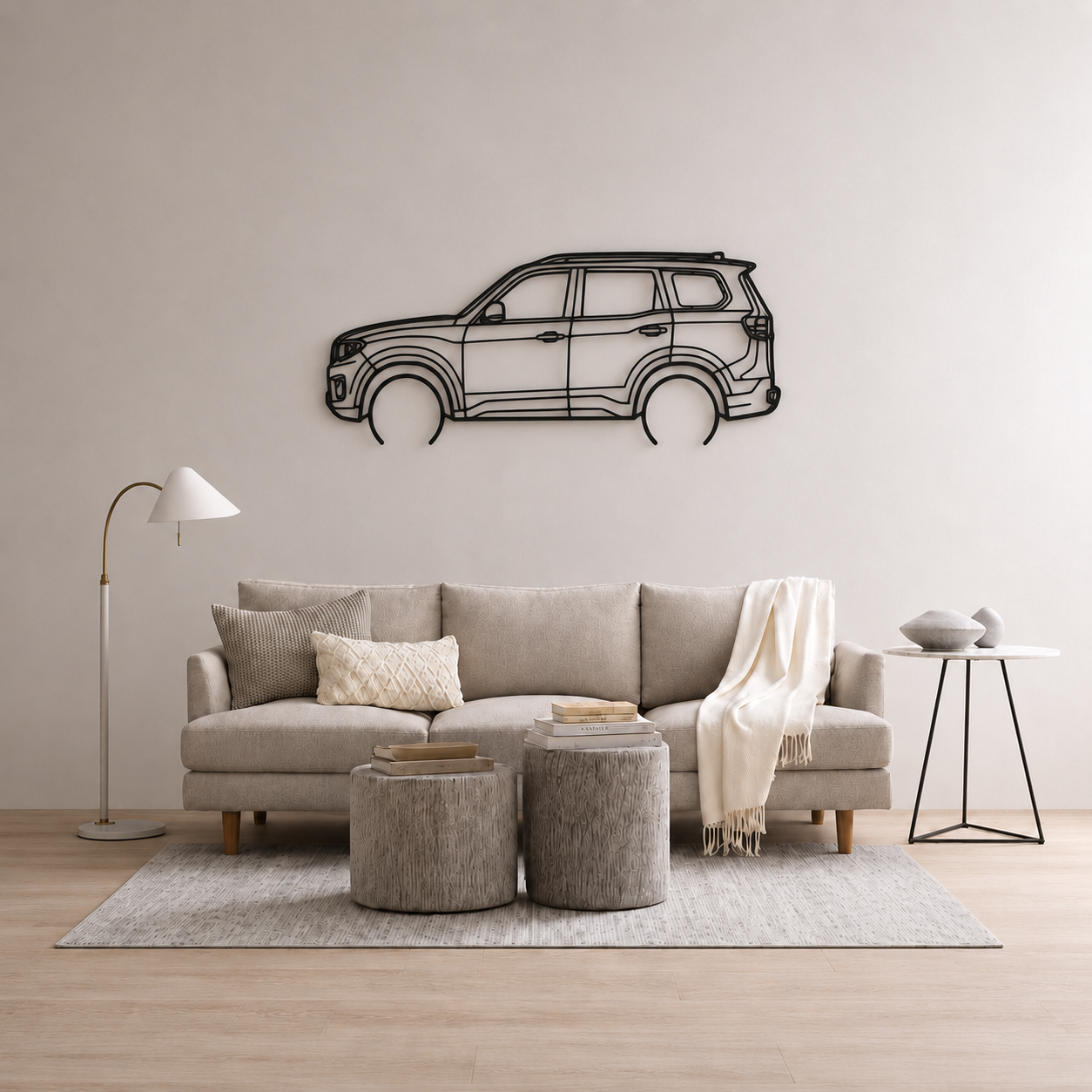 Mahindra scorpio N Wall Art