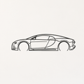 Bugatti chiron Wall Art