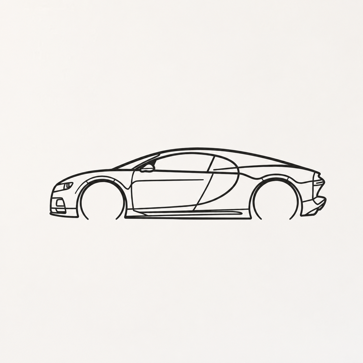 Bugatti chiron Wall Art