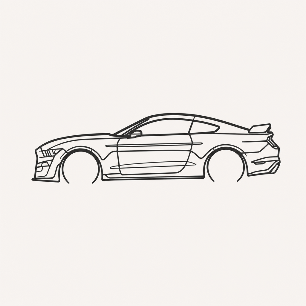 mustang shelby gt500 Wall Art