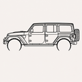 Jeep Wrangler 392 Wall Art