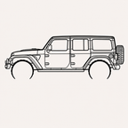 Jeep Wrangler 392 Wall Art