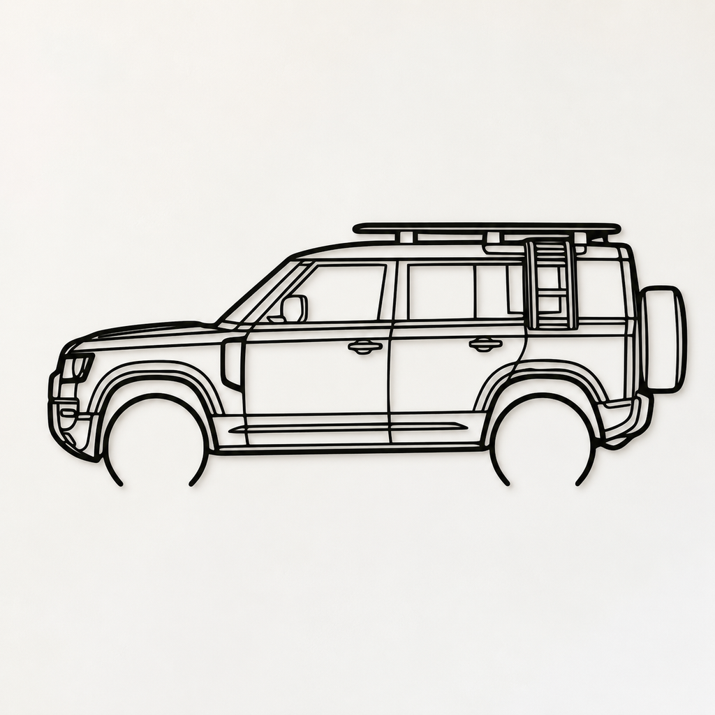 Land Rover defender 110 Wall Art