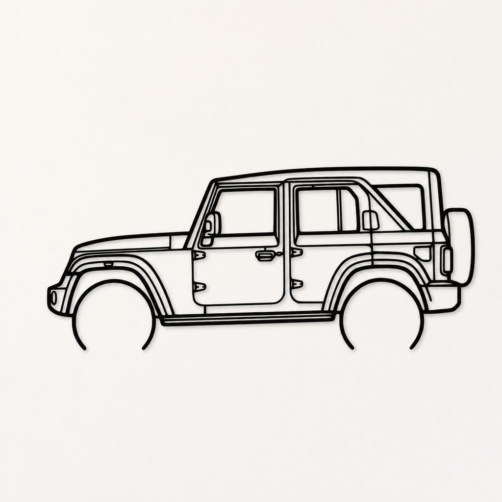 Mahindra Thar Roxx Wall Art