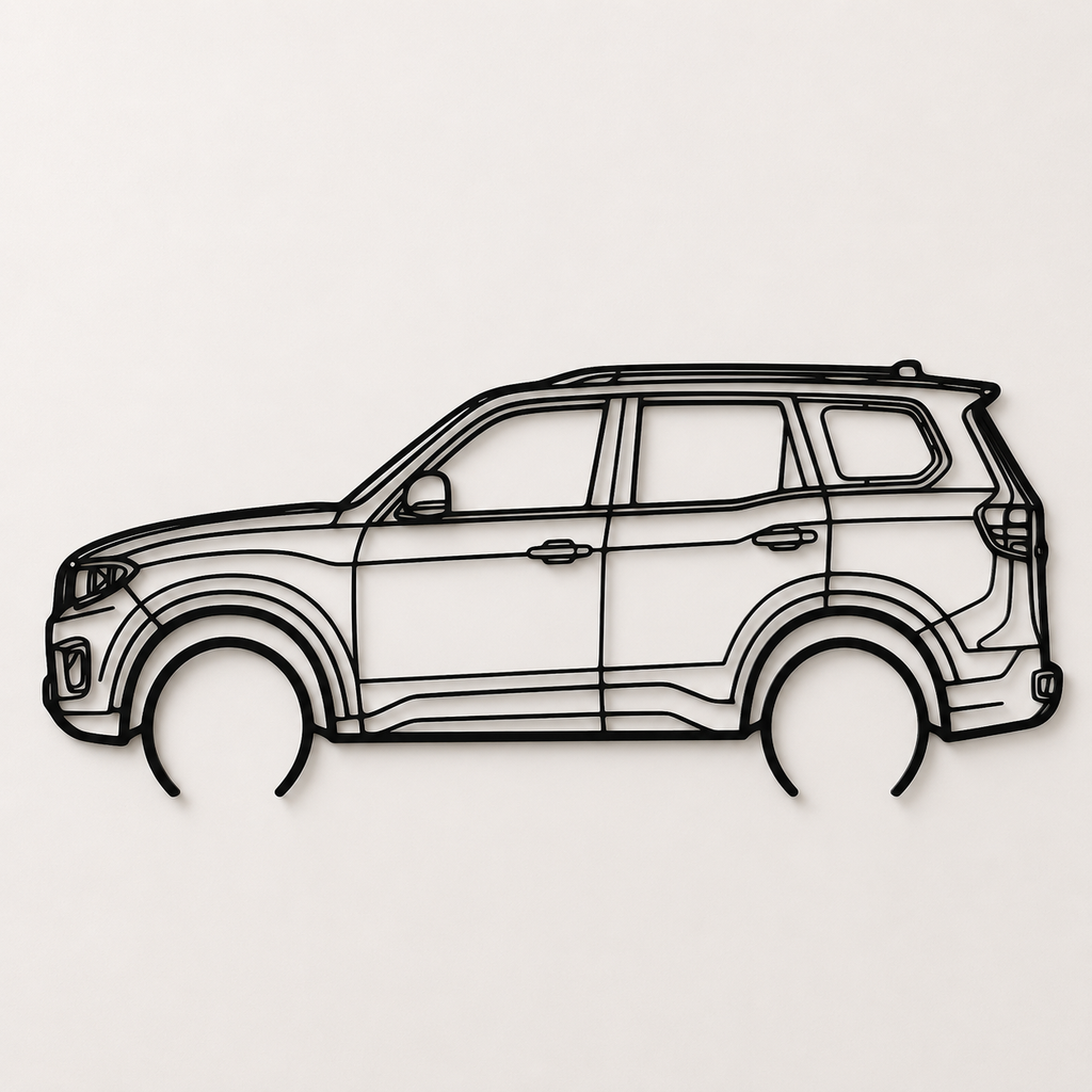 Mahindra scorpio N Wall Art