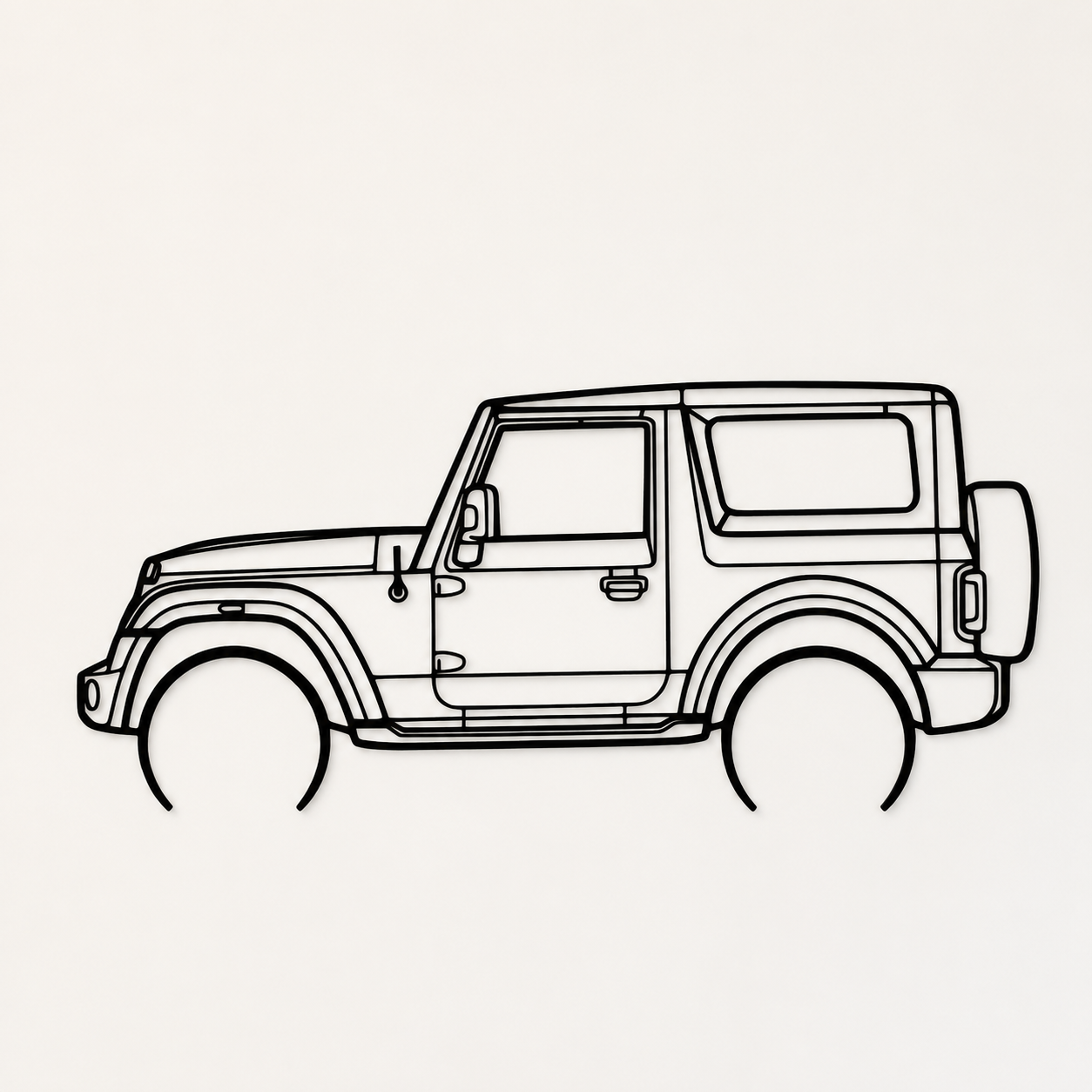 Mahindra Thar  Wall Art