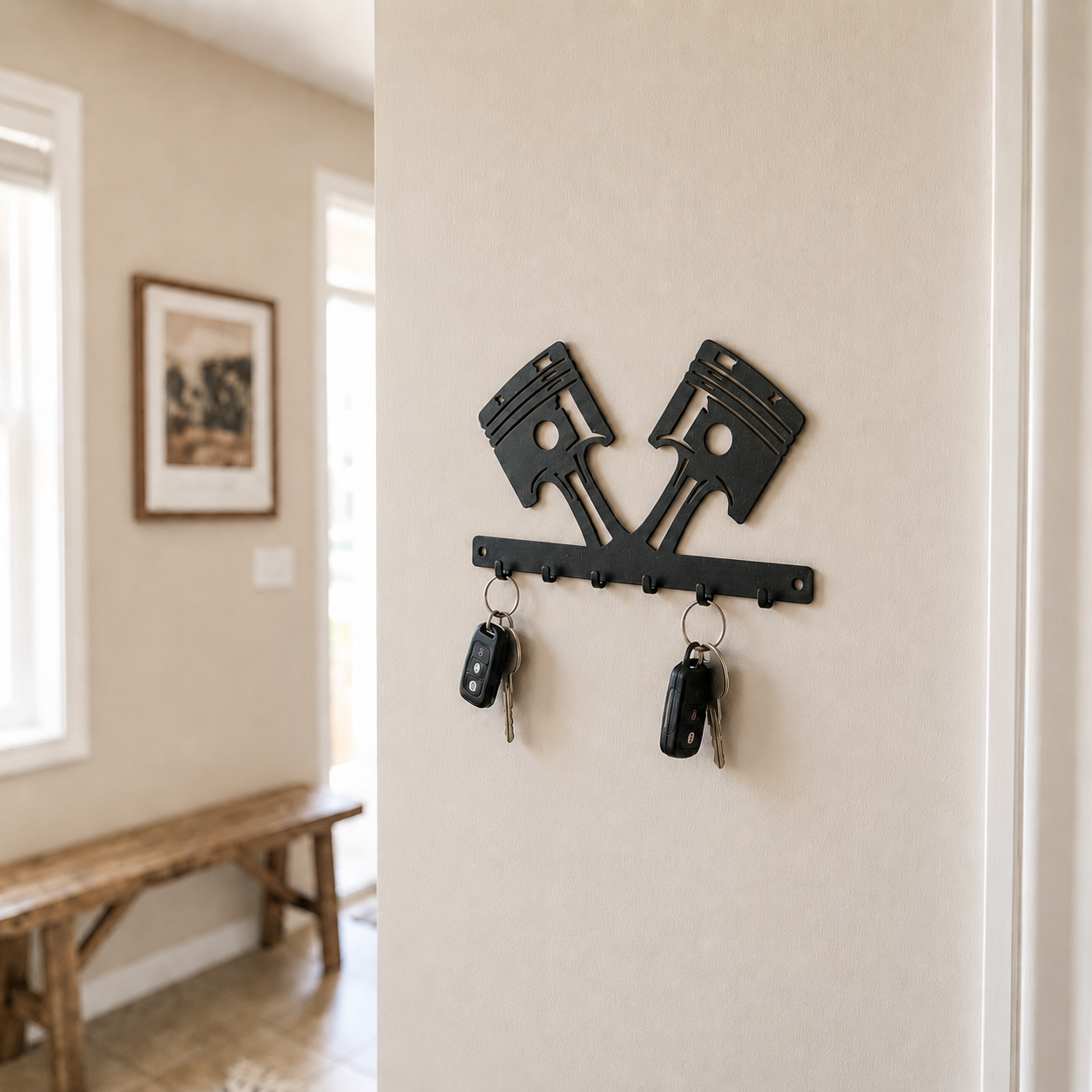 V-Twin Piston Key Holder
