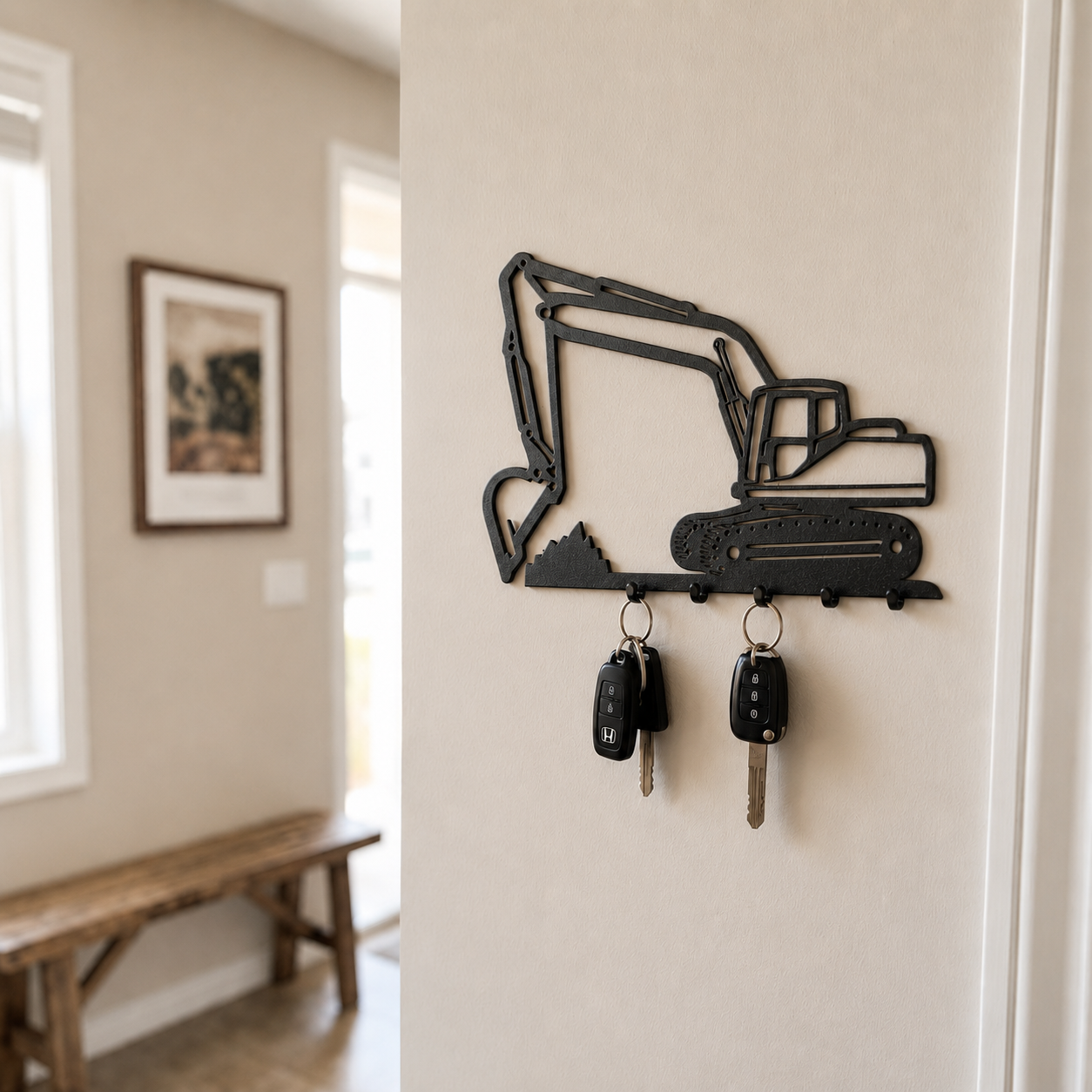 Excavator Key Holder