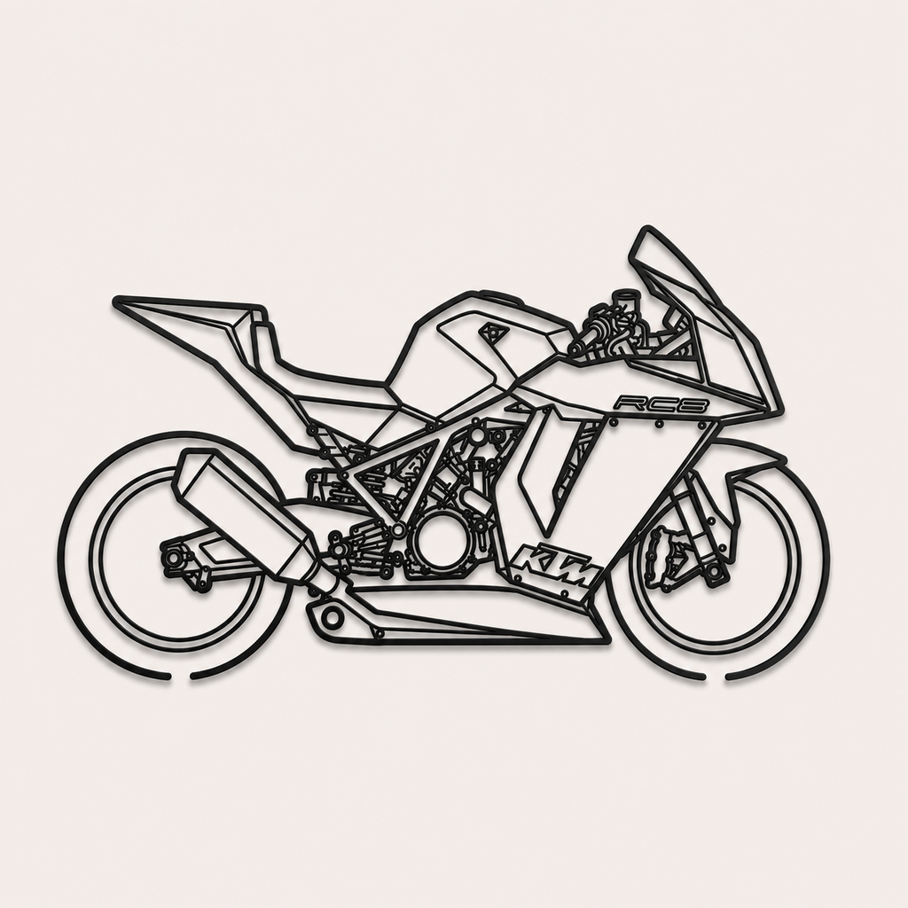 KTM RC8 Wall Art