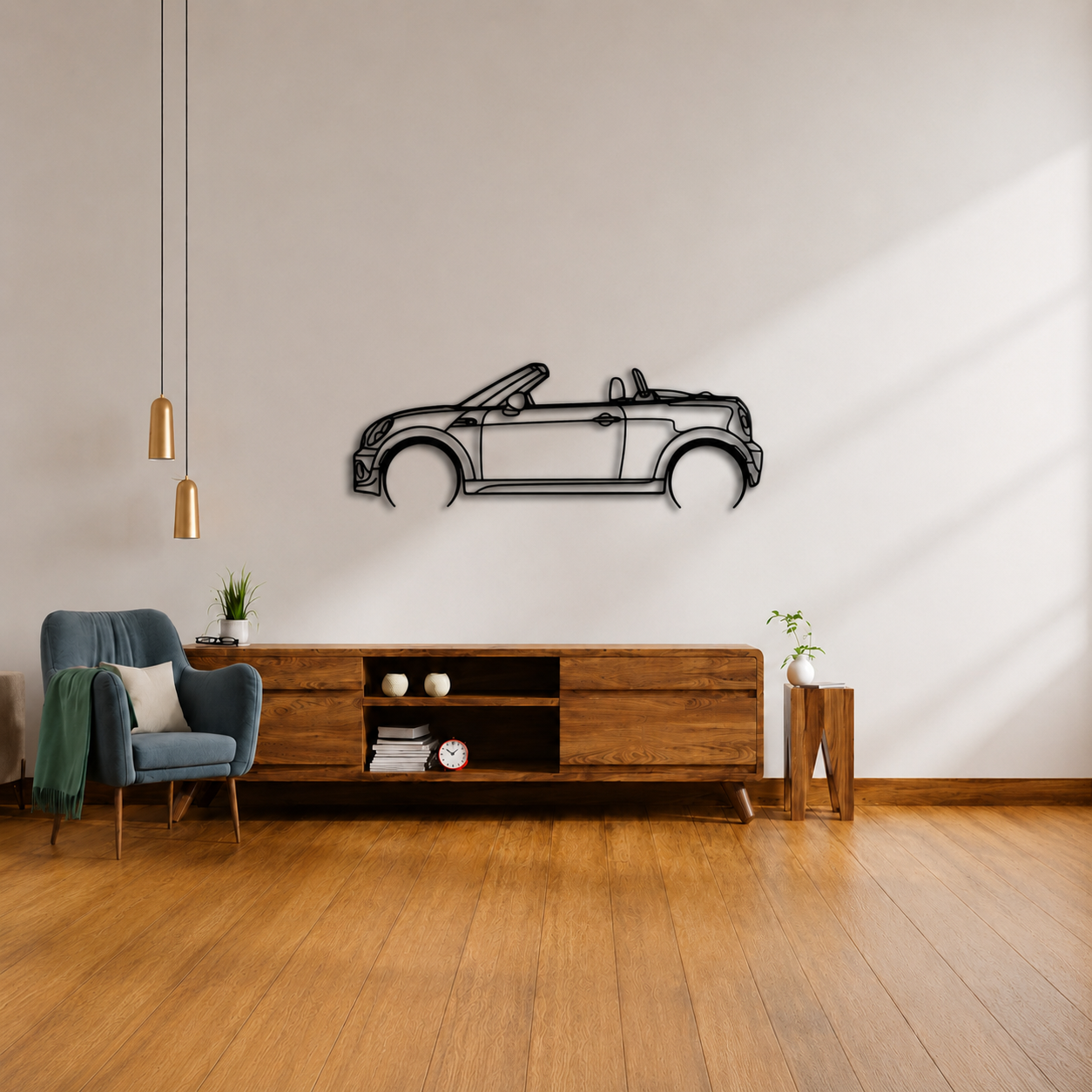 Mini Cooper Convertible Wall Art