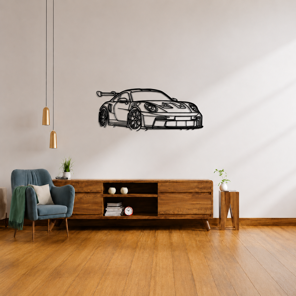 Porsche 911 GT3 RS Front view Wall Art