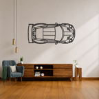 Porsche 911 GT3 RS Top view Wall Art