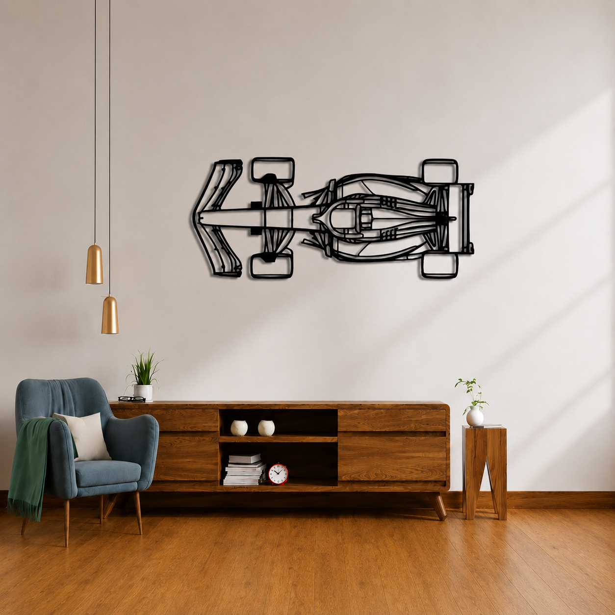 F1 Top view Wall Art