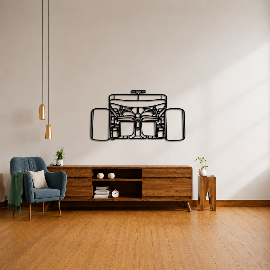 F1 Back view Wall Art