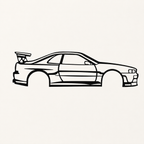 Nissan Skyline R34 Wall Art