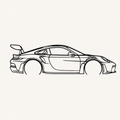 Porsche 911 GT3 RS 992 Wall Art