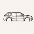 Porsche Cayenne Turbo Wall Art