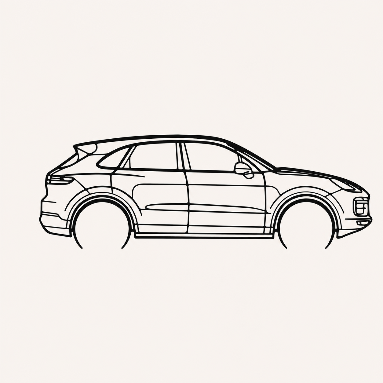 Porsche Cayenne Turbo Wall Art