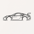 Porsche 911 GT3RS 992 Wall Art