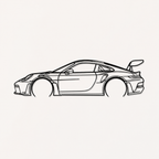 Porsche 911 GT3RS 992 Wall Art