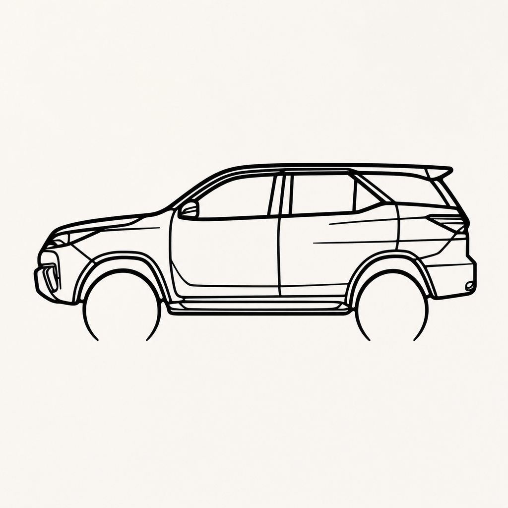 Toyota Fortuner Wall Art