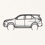 Toyota Fortuner Wall Art