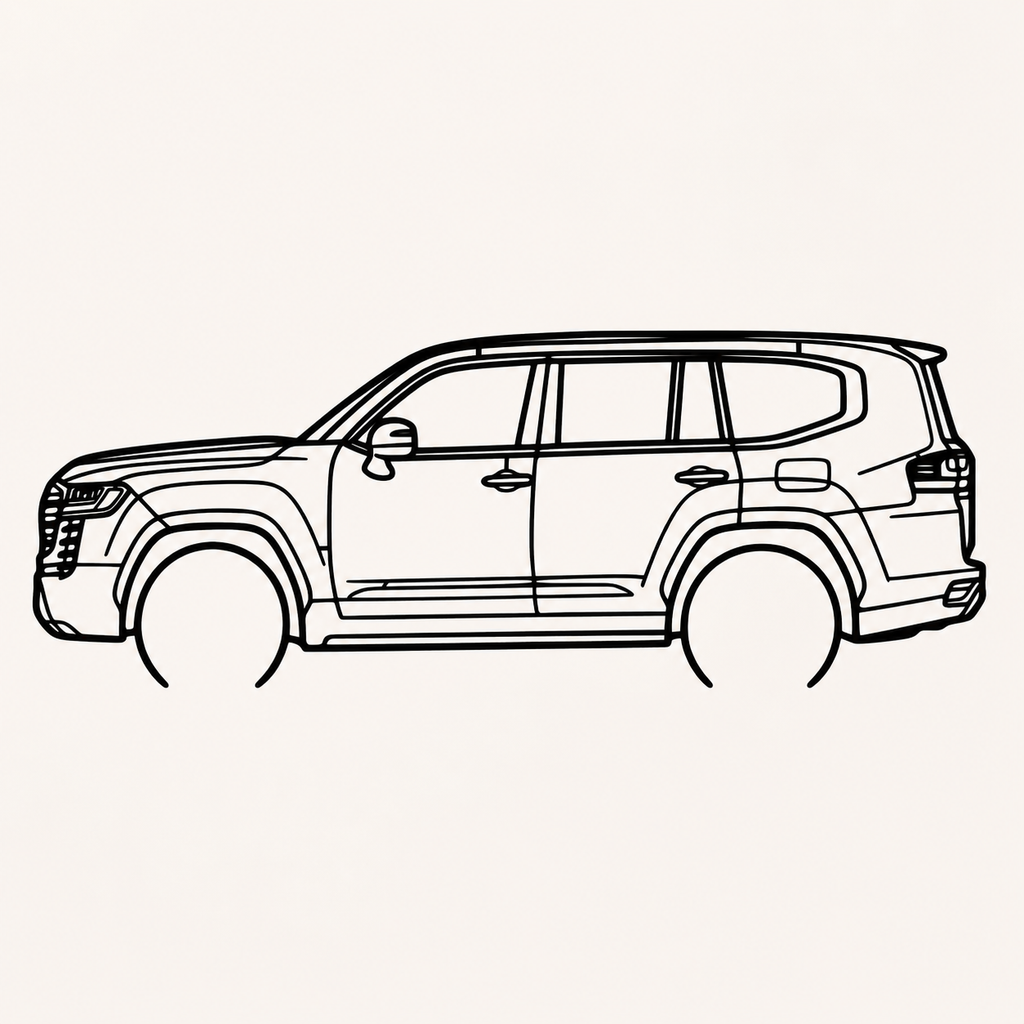 Toyota Land Cruiser 300 Wall Art