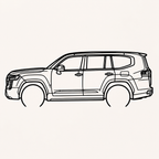 Toyota Land Cruiser 300 Wall Art
