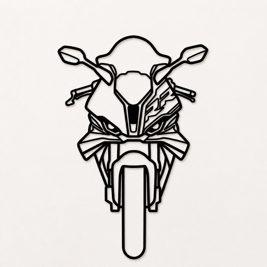 BMW M 1000RR Front View Wall Art