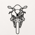 BMW M 1000RR Front View Wall Art