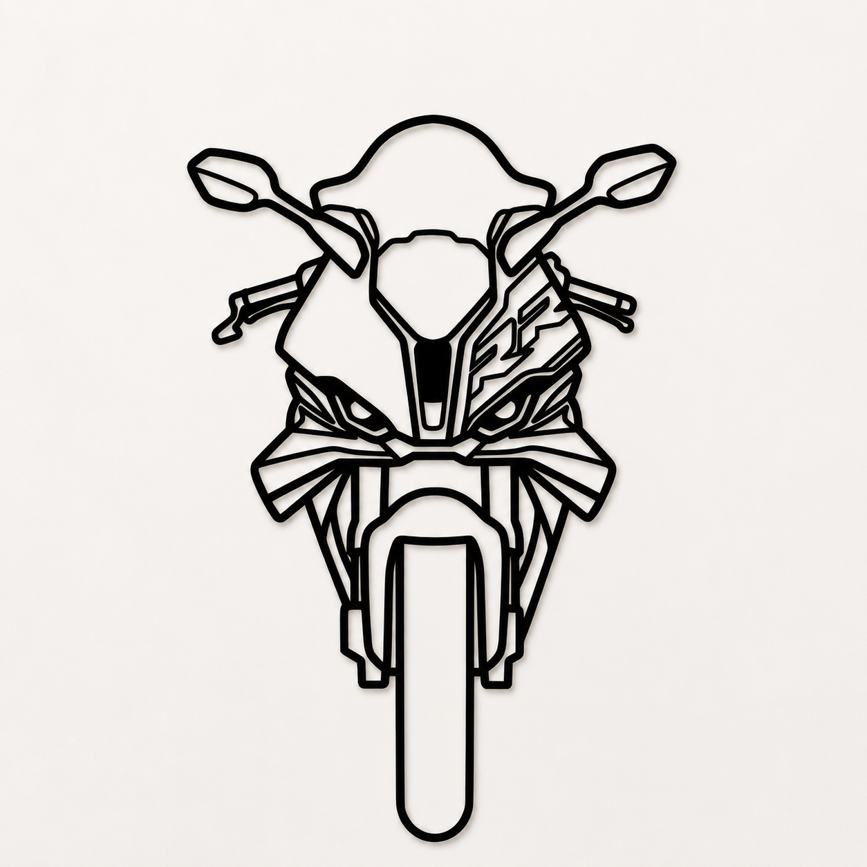 BMW M 1000RR Front View Wall Art