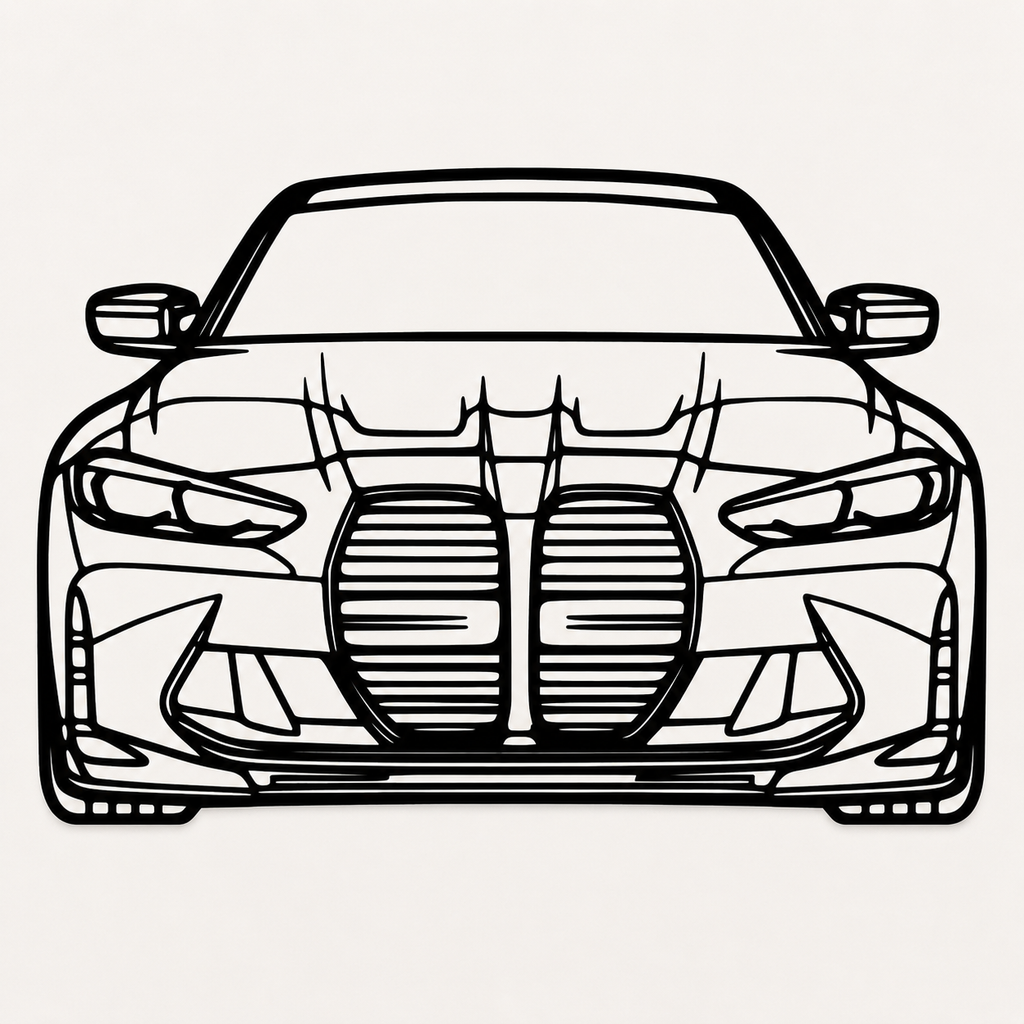 BMW M4 CSL Wall Art