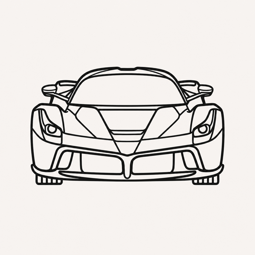Ferrari LA Ferrari Wall Art