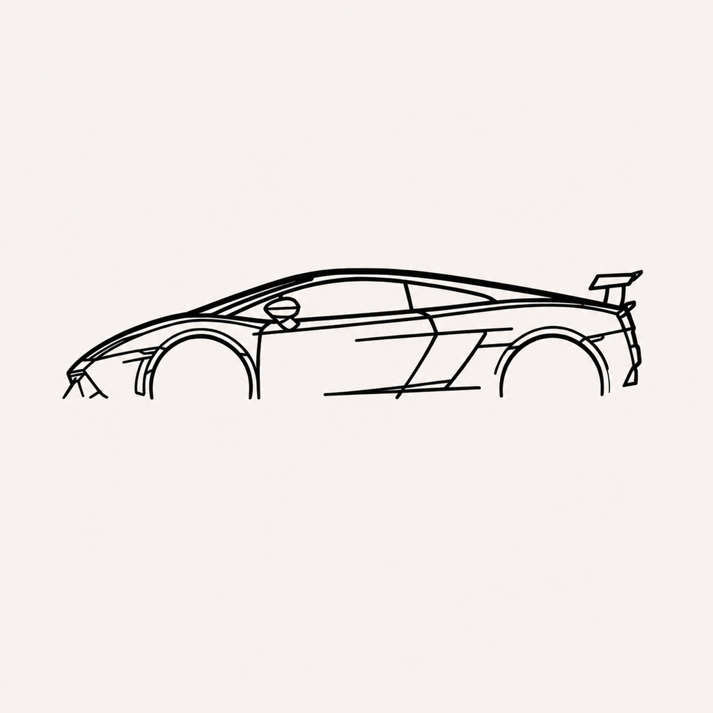 Lamborghini Gallardo Wall Art